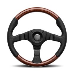 Racing Steering Wheel Momo Dark Fighter Ø 35 cm Wood Black
